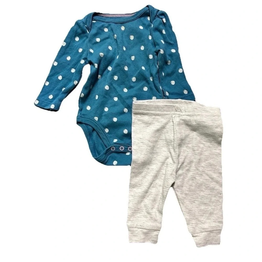 Carter's Pink, Blue, Gray & Navy 6-Piece Baby Matching Set